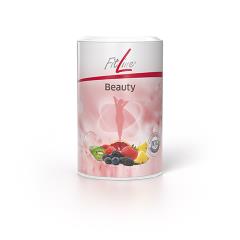 FitLine Beauty collageendrank in de roze verpakking met bessensmaak